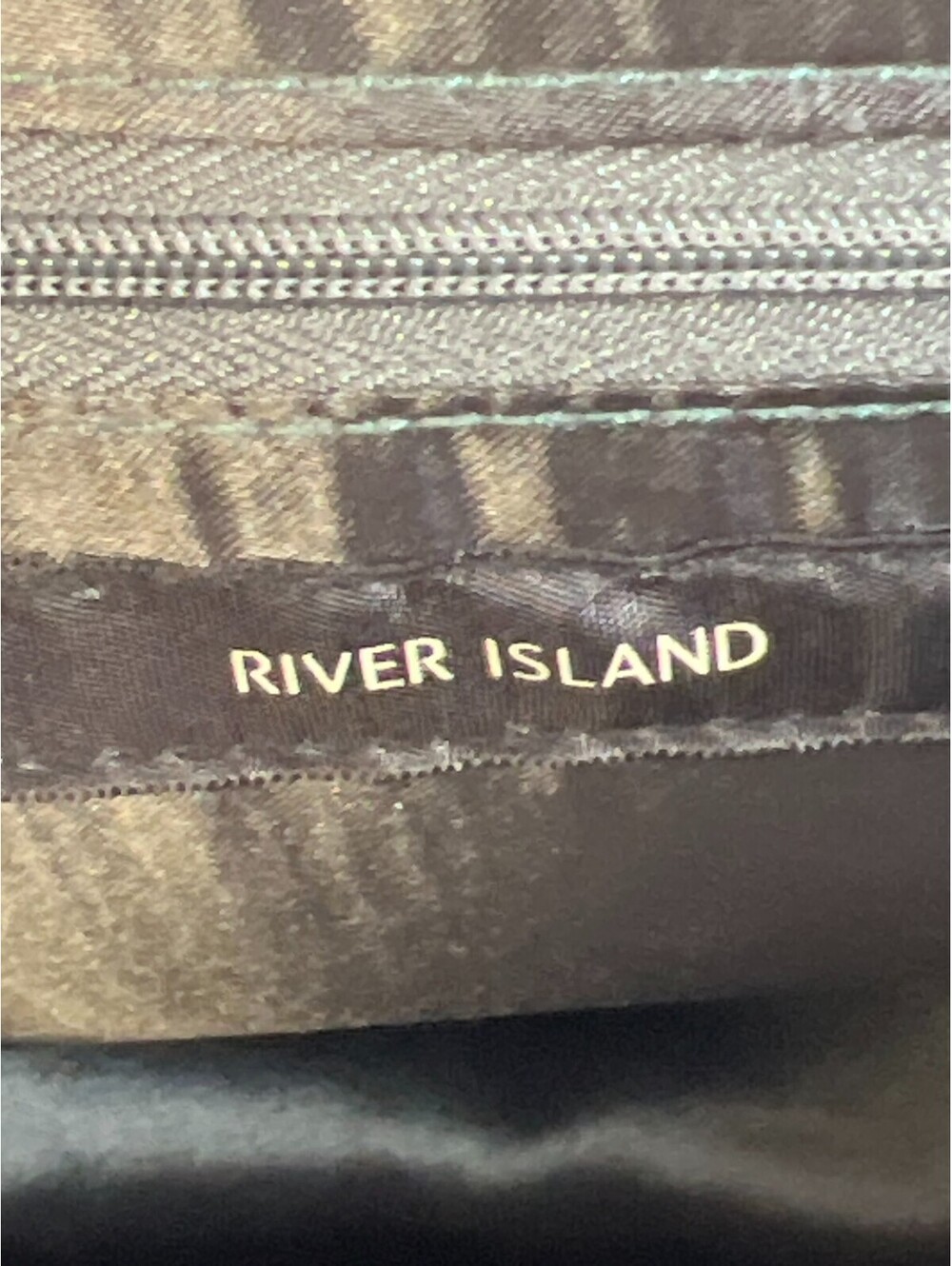 River Island Green Faux Leather Crossbody Satchel Bag Strap Buckle Handbag - Picture 3 of 13